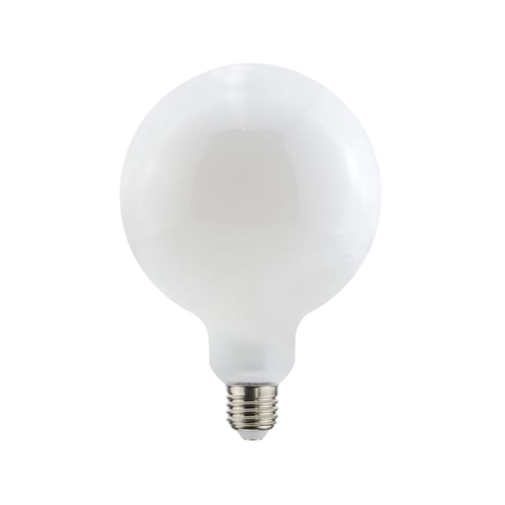 Airam Filament LED- glob 125mm ljuskälla - opal, dimbar e27, 9w - Airam