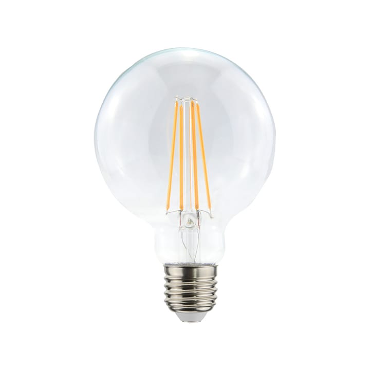 Airam Filament LED-glob 95mm ljuskälla - klar, dimbar e27, 4w - Airam
