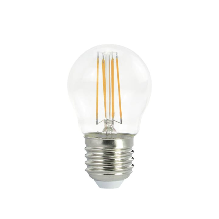 Airam Filament LED klot E27 ljuskälla - klar, med minne, p45 e27, 5w - Airam