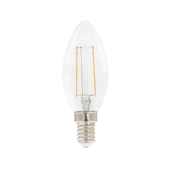 Airam Filament LED- kronljus C35 ljuskälla - klar, dimbar e14, 3w - Airam