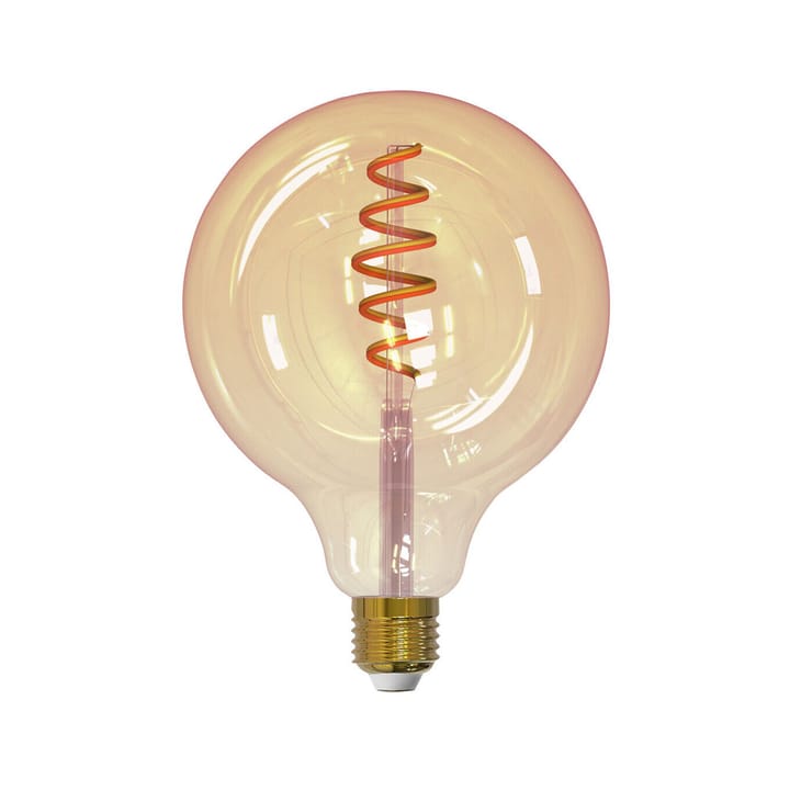 Airam Smarta Hem Filament LED-glob ljuskälla - amber, 125mm, spiral e27, 6w - Airam