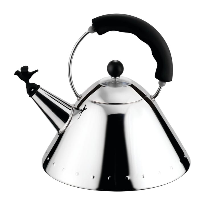 Alessi 9093 vattenkokare - Svart-fågel - Alessi