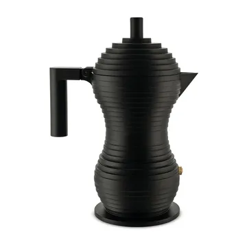 Pulcina espressobryggare svart - 30 cl, 6 koppar - Alessi