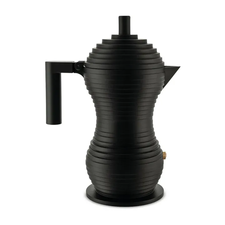Pulcina espressobryggare svart - 30 cl, 6 koppar - Alessi
