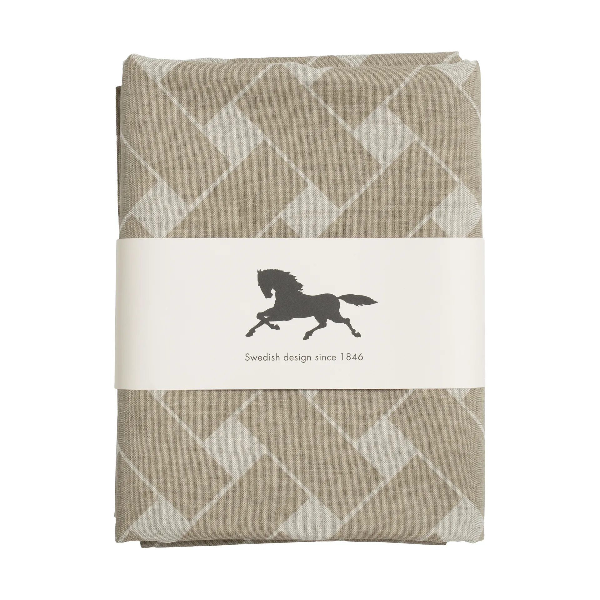 Korg XL bordsduk 145x250 cm, Natur-taupe Almedahls