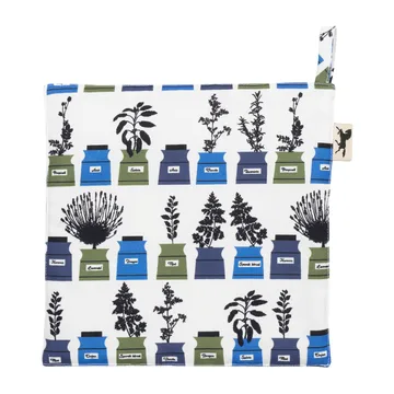 Persons kryddskåp grytlapp litet mönster - Blå - Almedahls