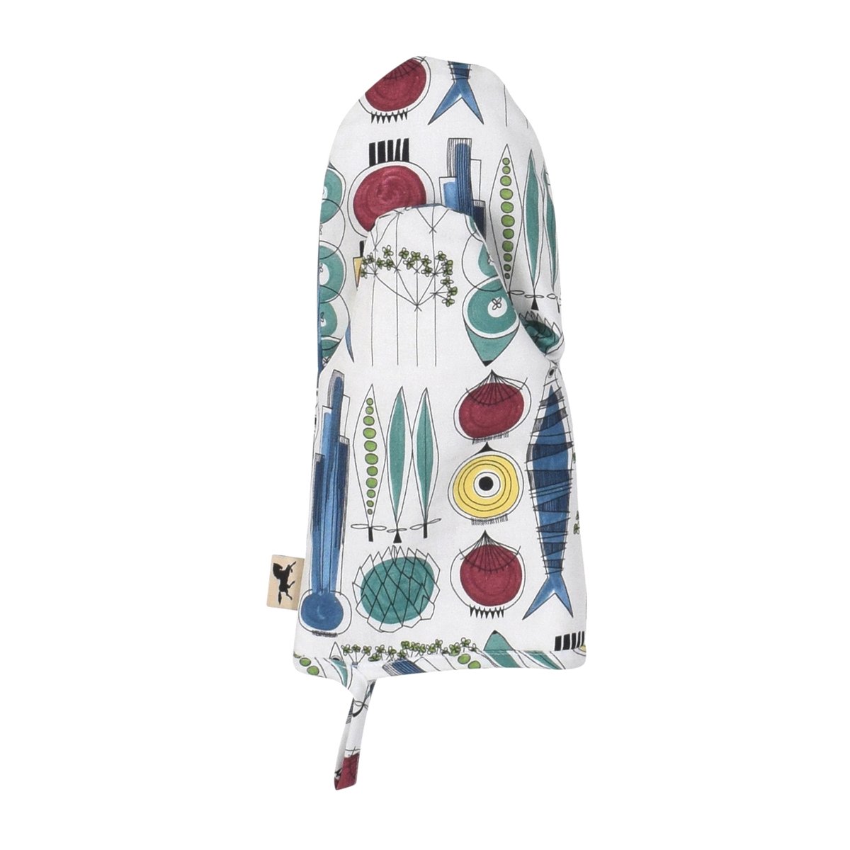 Almedahls Picknick grillvante litet mönster Multi | Skandinavisk Design | Grytlappar & Grytvantar | Multi