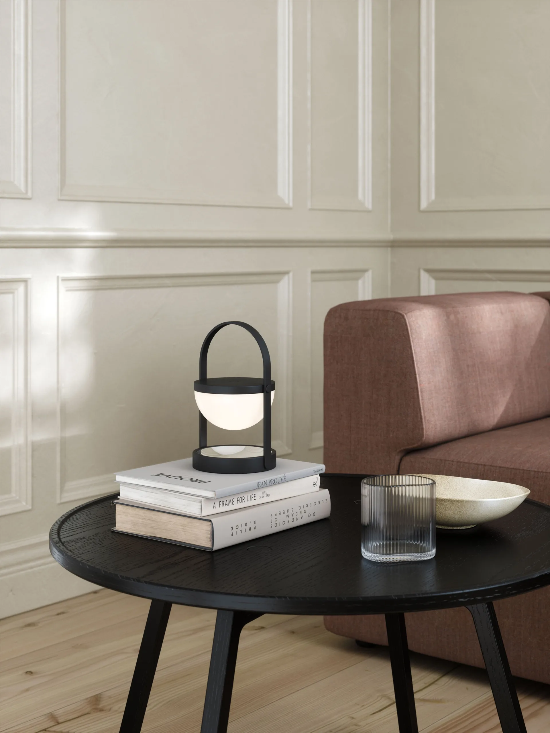 A-Flash portabel bordslampa 22 cm, Black Andersen Furniture