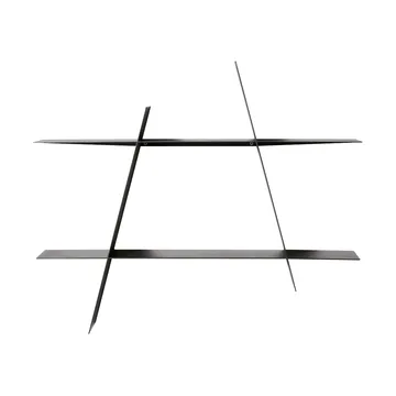 A-Shelf vägghylla Large 78x12x67 cm - Black - Andersen Furniture
