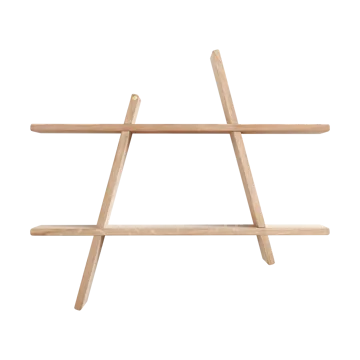A-Shelf vägghylla Large 78x12x67 cm - Oak - Andersen Furniture