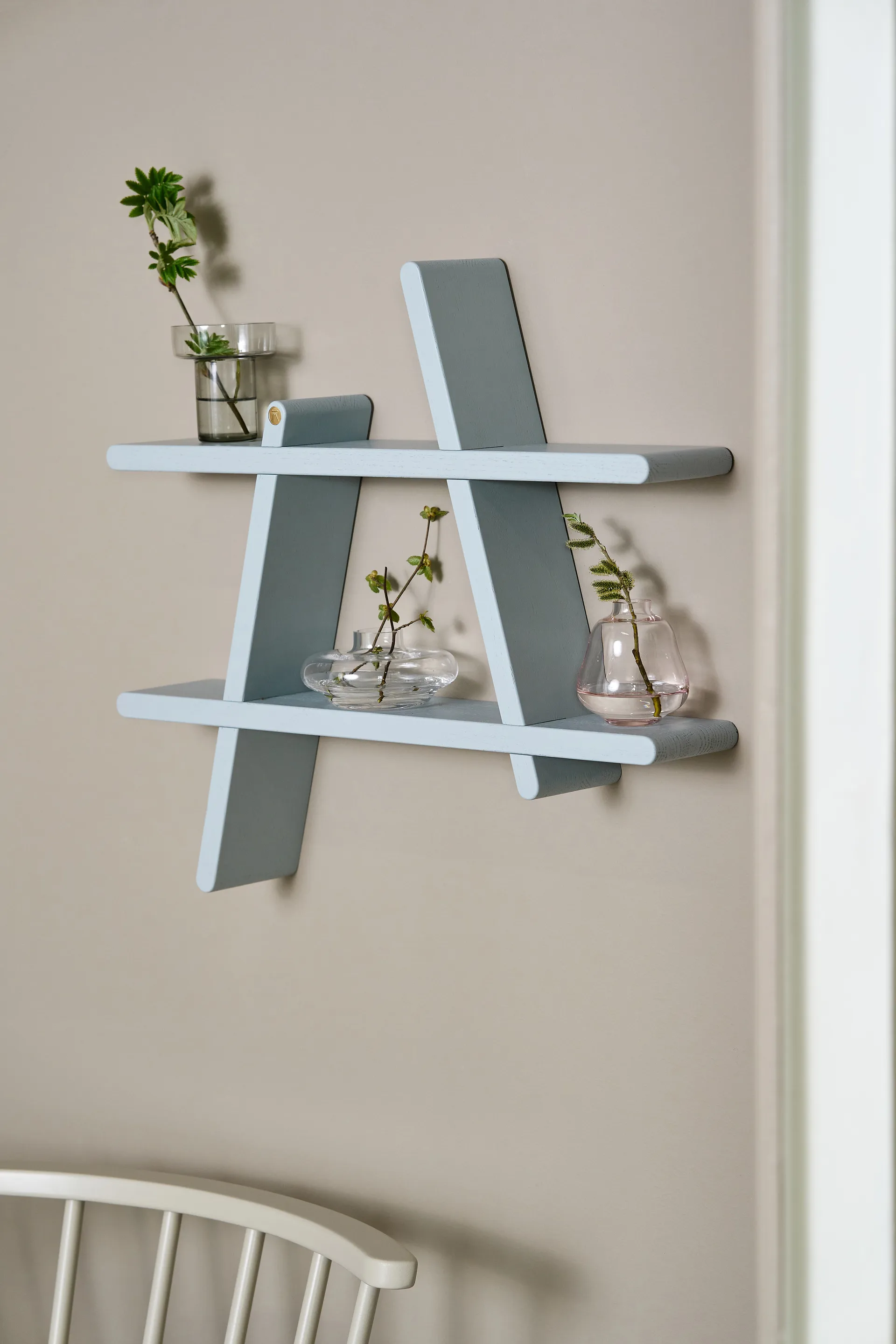 A-Shelf vägghylla Special Edition, Grey blue M 52x9x46 cm Andersen Furniture