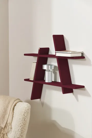 A-Shelf vägghylla Special Edition - Wine red M 52x9x46 cm - Andersen Furniture