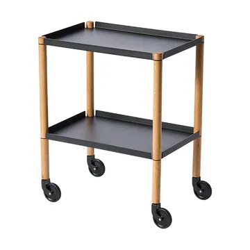 Connect bord - Oljad ek, svart metall - Andersen Furniture