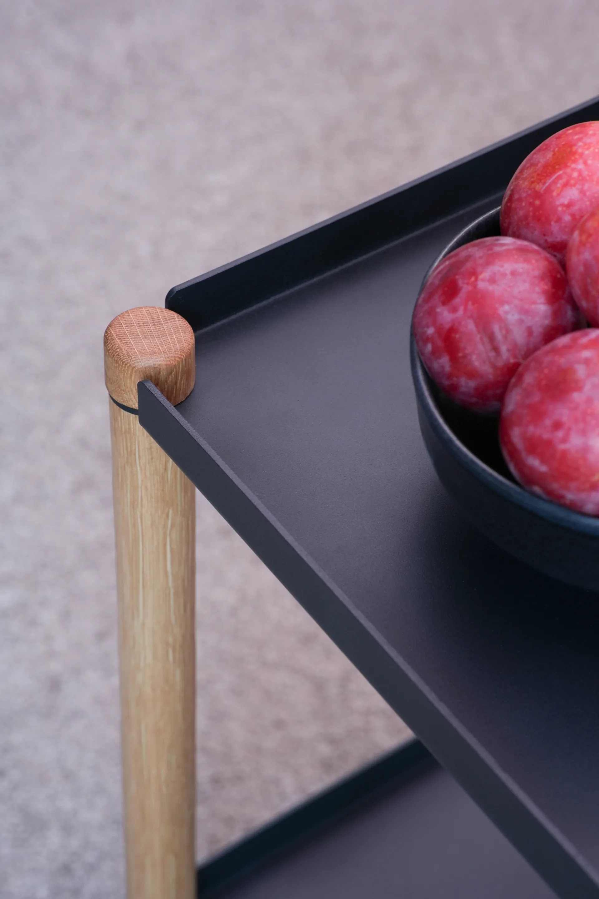 Connect bord, Oljad ek, svart metall Andersen Furniture