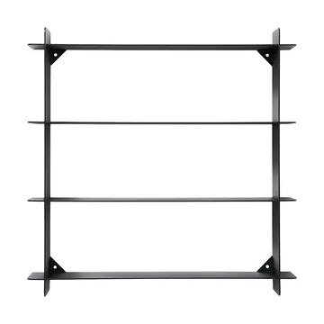 Division vägghylla - Black steel, 45x45x10 cm - Andersen Furniture