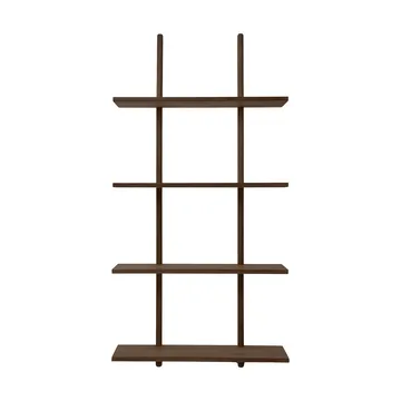 Essence vägghylla - Smoked Oiled Oak, 70x25x140 cm - Andersen Furniture