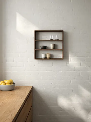 Sector vägghylla - Smoked Oiled Oak, 50x50x10 cm - Andersen Furniture