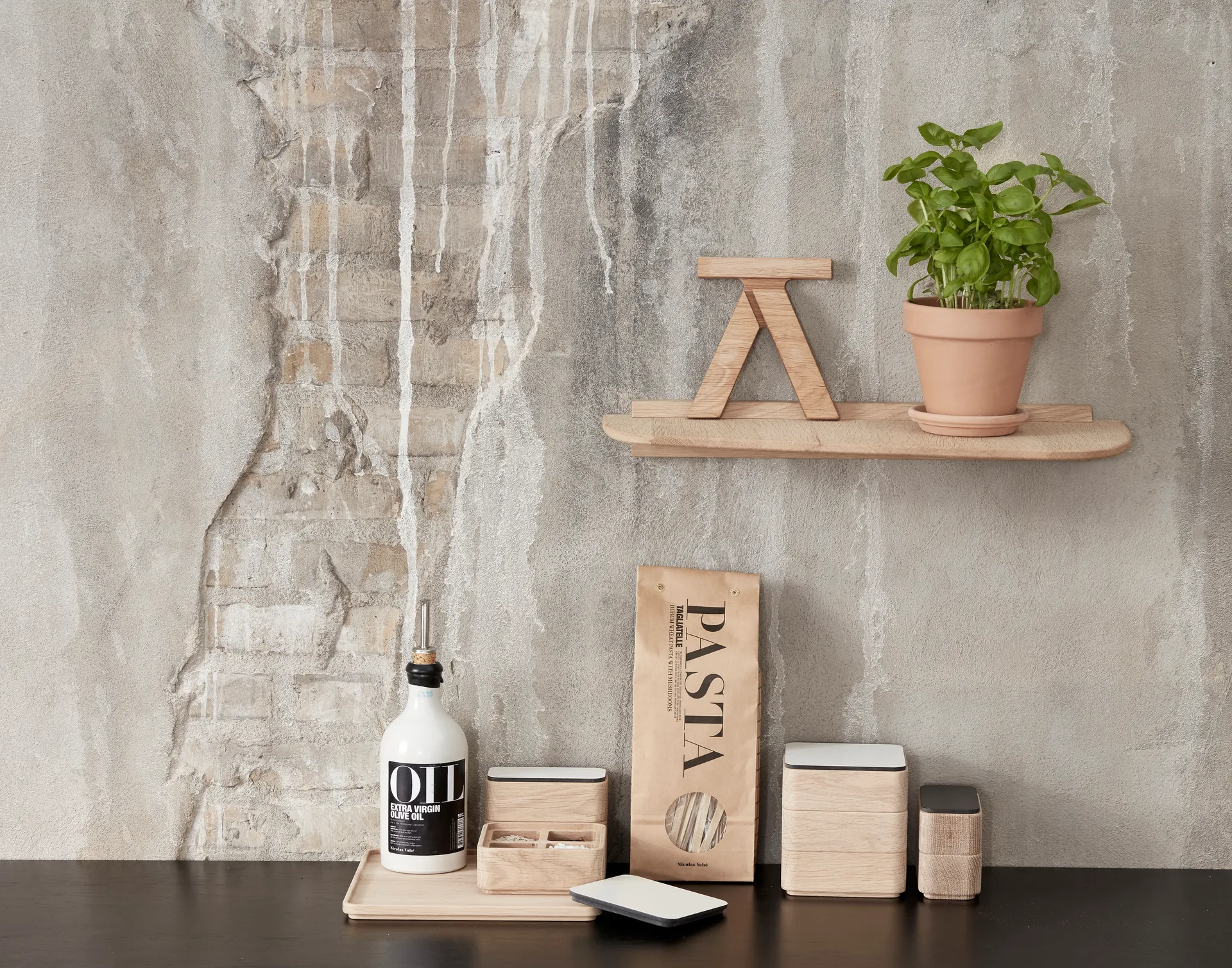 Shelf 1 vägghylla 40 cm, Oak Andersen Furniture