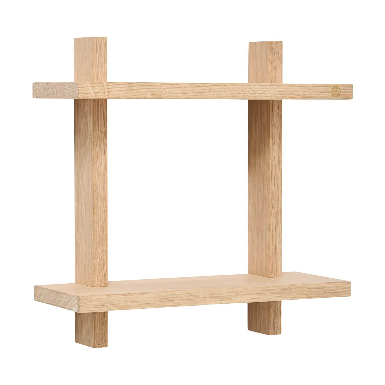 Treat vägghylla dubbel, Oak, 34x12x34 cm Andersen Furniture