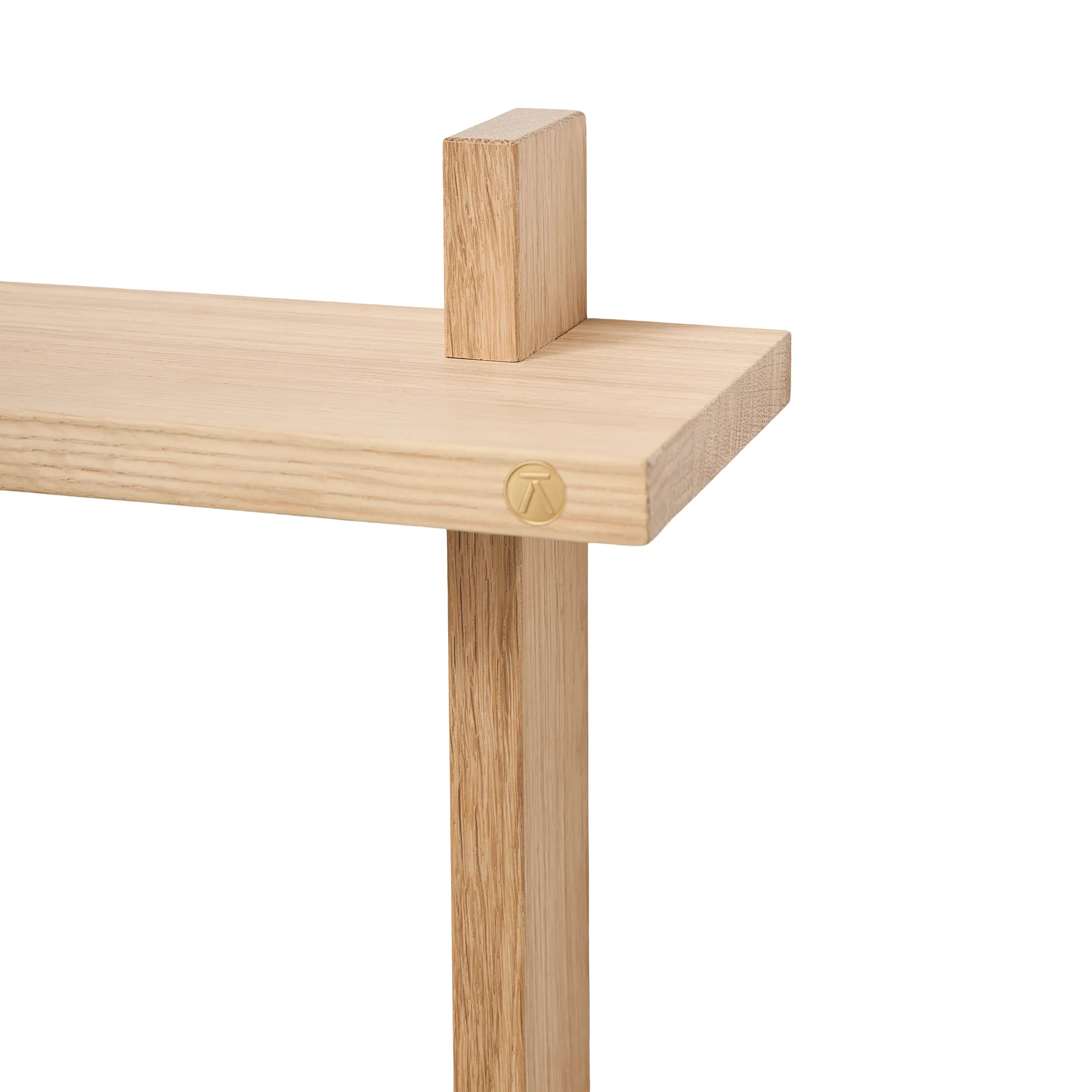 Treat vägghylla dubbel, Oak, 34x12x34 cm Andersen Furniture