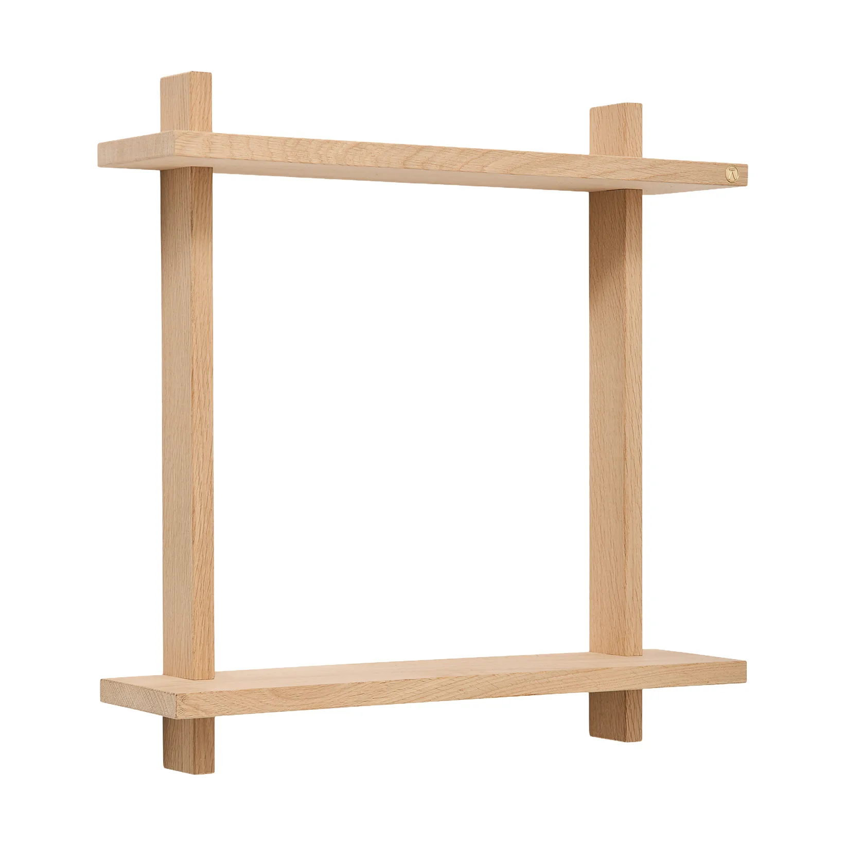 Treat vägghylla dubbel, Oak, 50x12x50 cm Andersen Furniture