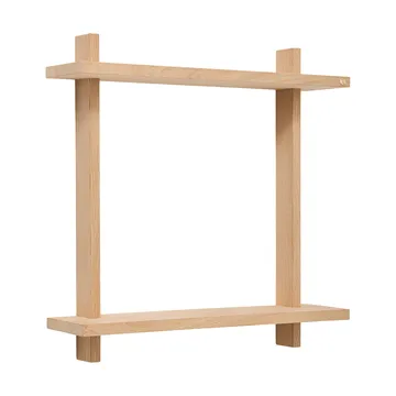 Treat vägghylla dubbel - Oak, 50x12x50 cm - Andersen Furniture
