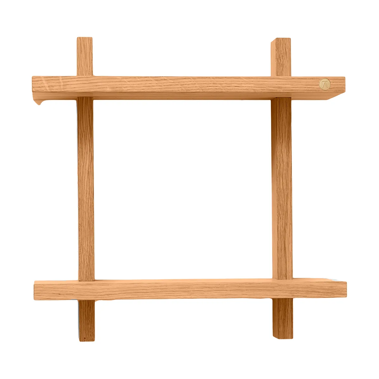 Treat vägghylla dubbel, Oiled Nature Oak, 34x12x34 cm Andersen Furniture