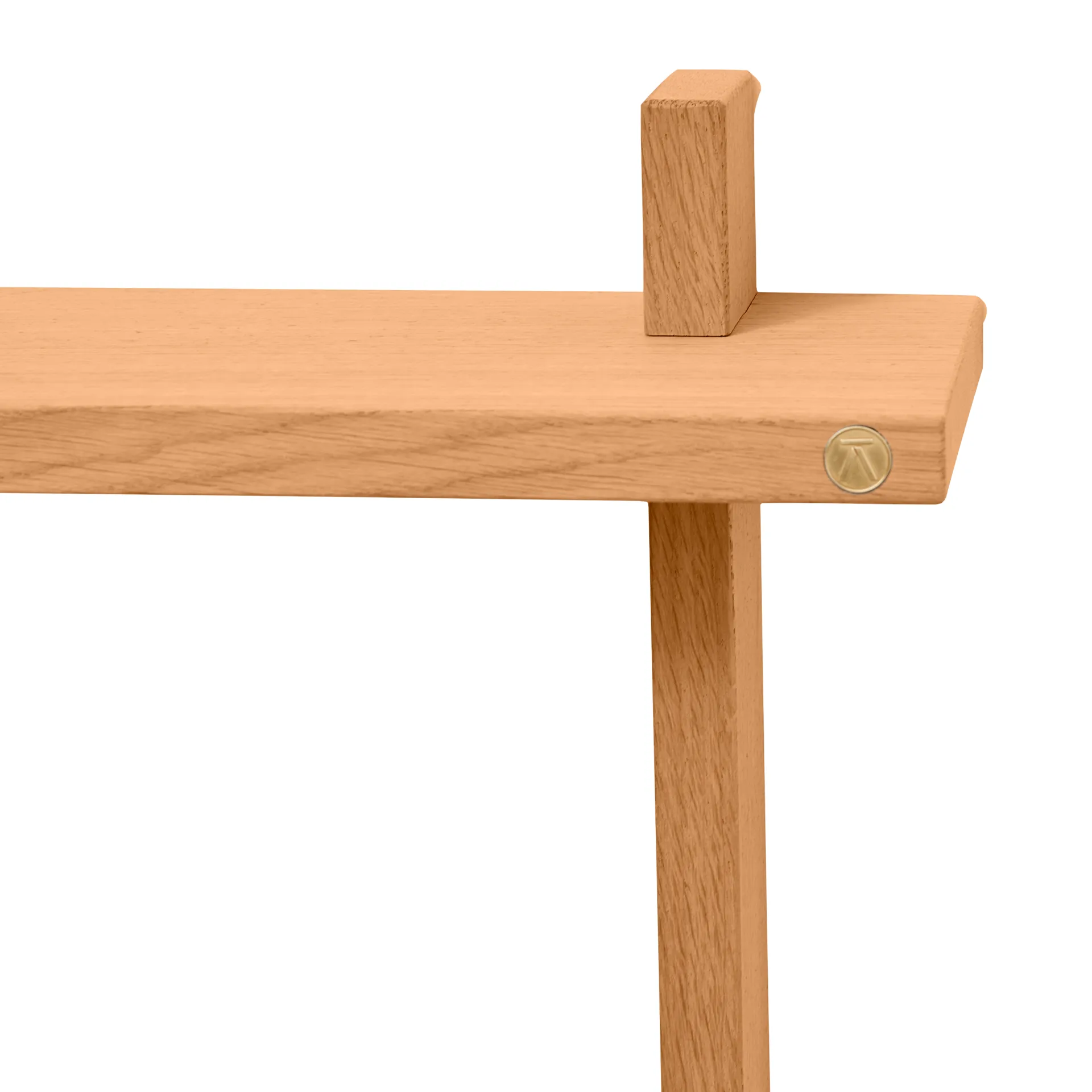 Treat vägghylla dubbel, Oiled Nature Oak, 50x12x50 cm Andersen Furniture