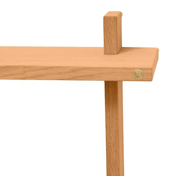Treat vägghylla dubbel - Oiled Nature Oak, 50x12x50 cm - Andersen Furniture