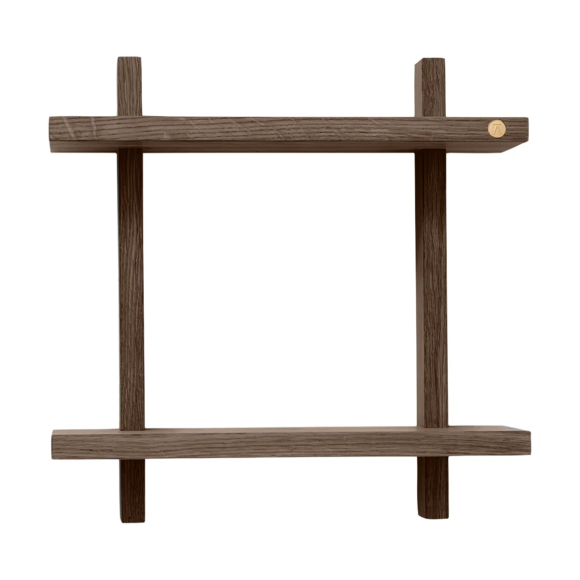 Treat vägghylla dubbel, Smoked Oiled Oak, 34x12x34 cm Andersen Furniture