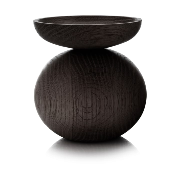 Shape bowl vas, Svartbetsad ek Applicata