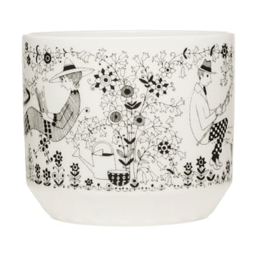 Emilia kruka Ø14 cm - Svart-vit - Arabia