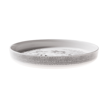 Emilia pajform Ø28 cm - Svart-vit - Arabia