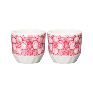 Huvila äggkopp 2-pack - Rosa-vit - Arabia