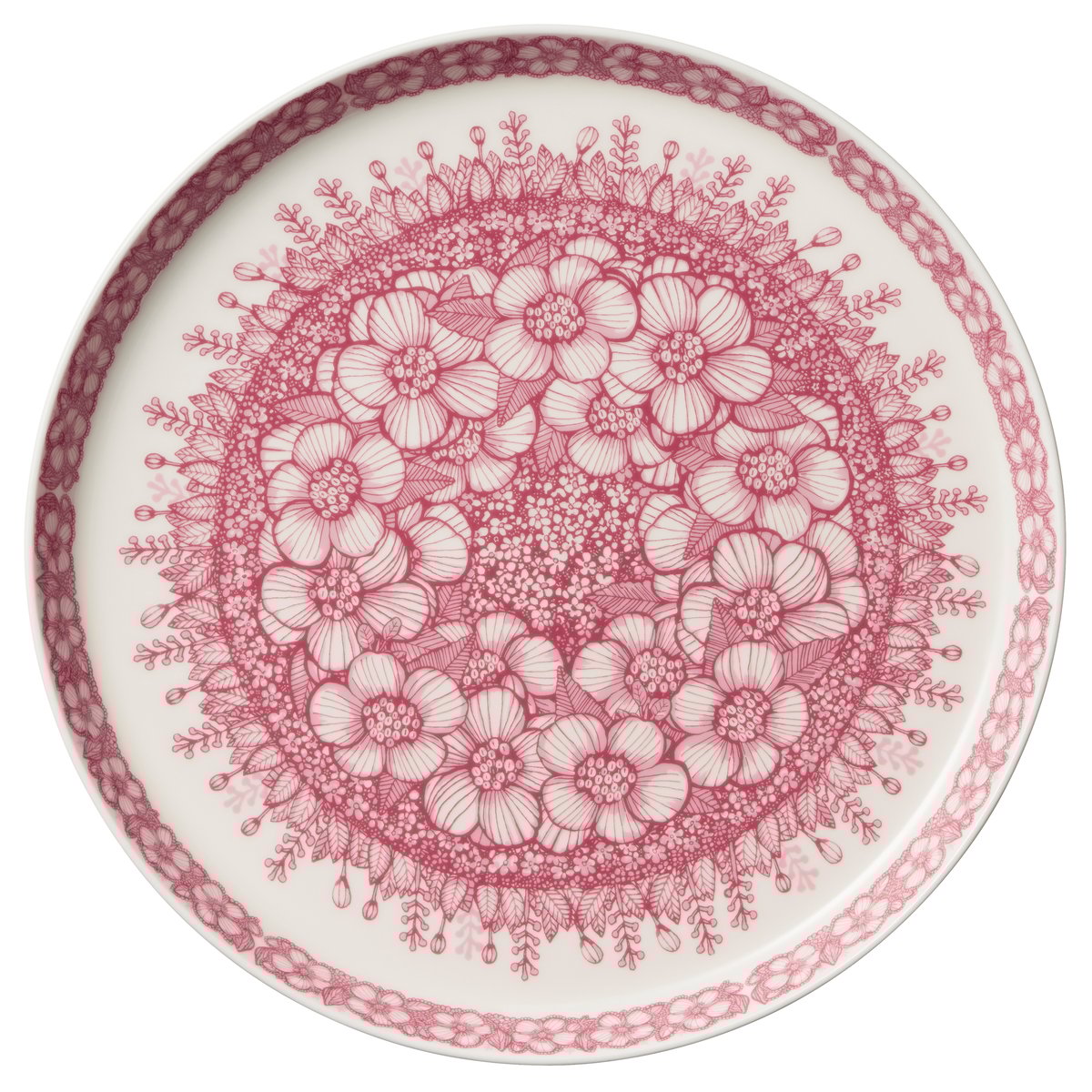 Arabia Huvila tallrik 24 cm | Skandinavisk Design | Assietter | Vit