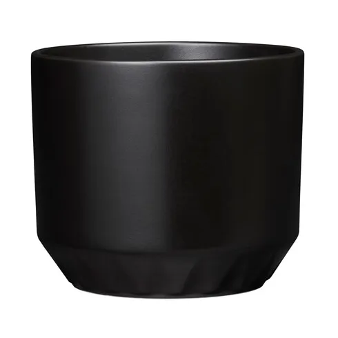 Ilona kruka Ø12x10 cm, Mattsvart Arabia