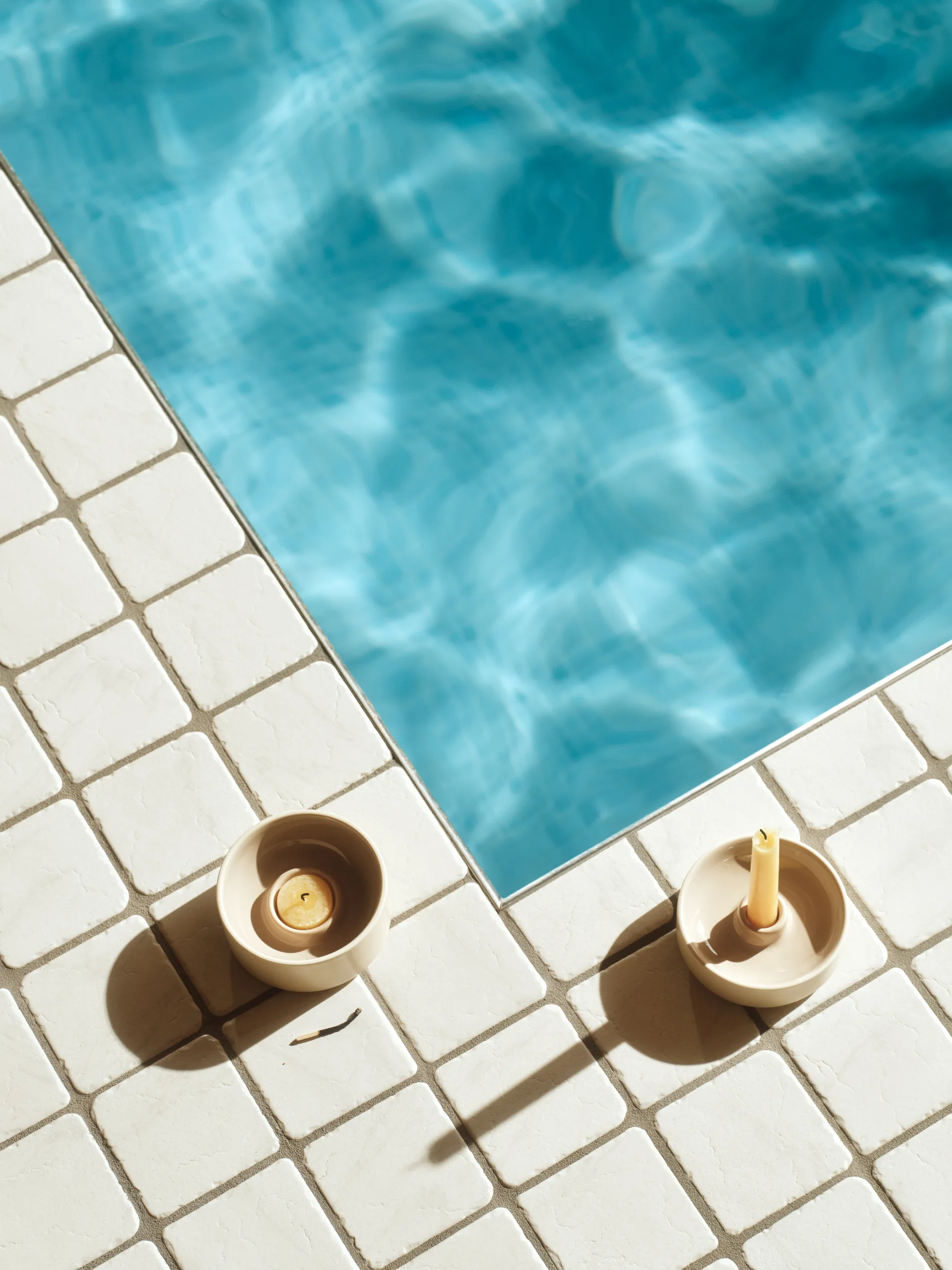 Kirnu ljuslykta Ø11x5 cm, Beige Arabia