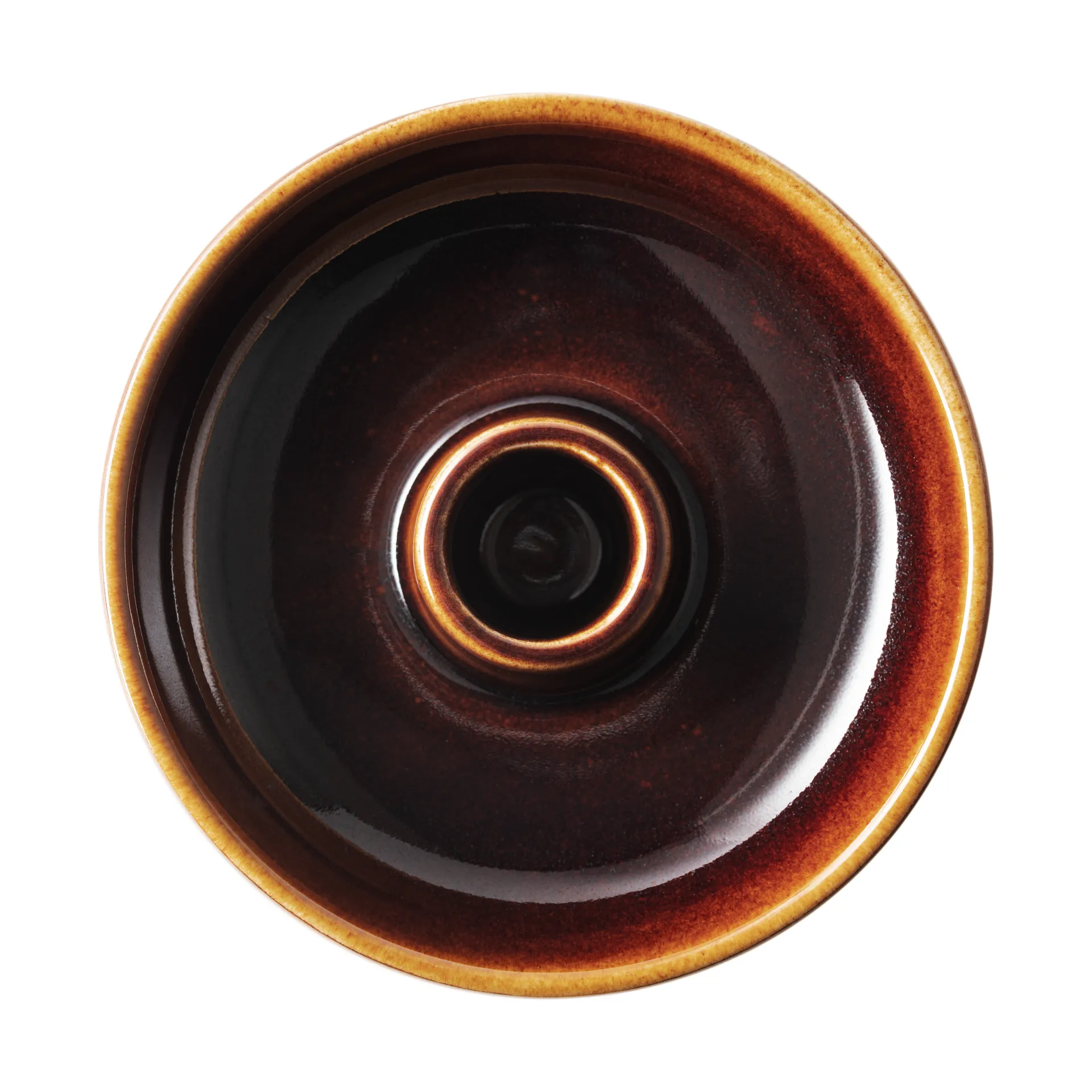 Kirnu ljusstake Ø11x3,5 cm, Brun Arabia