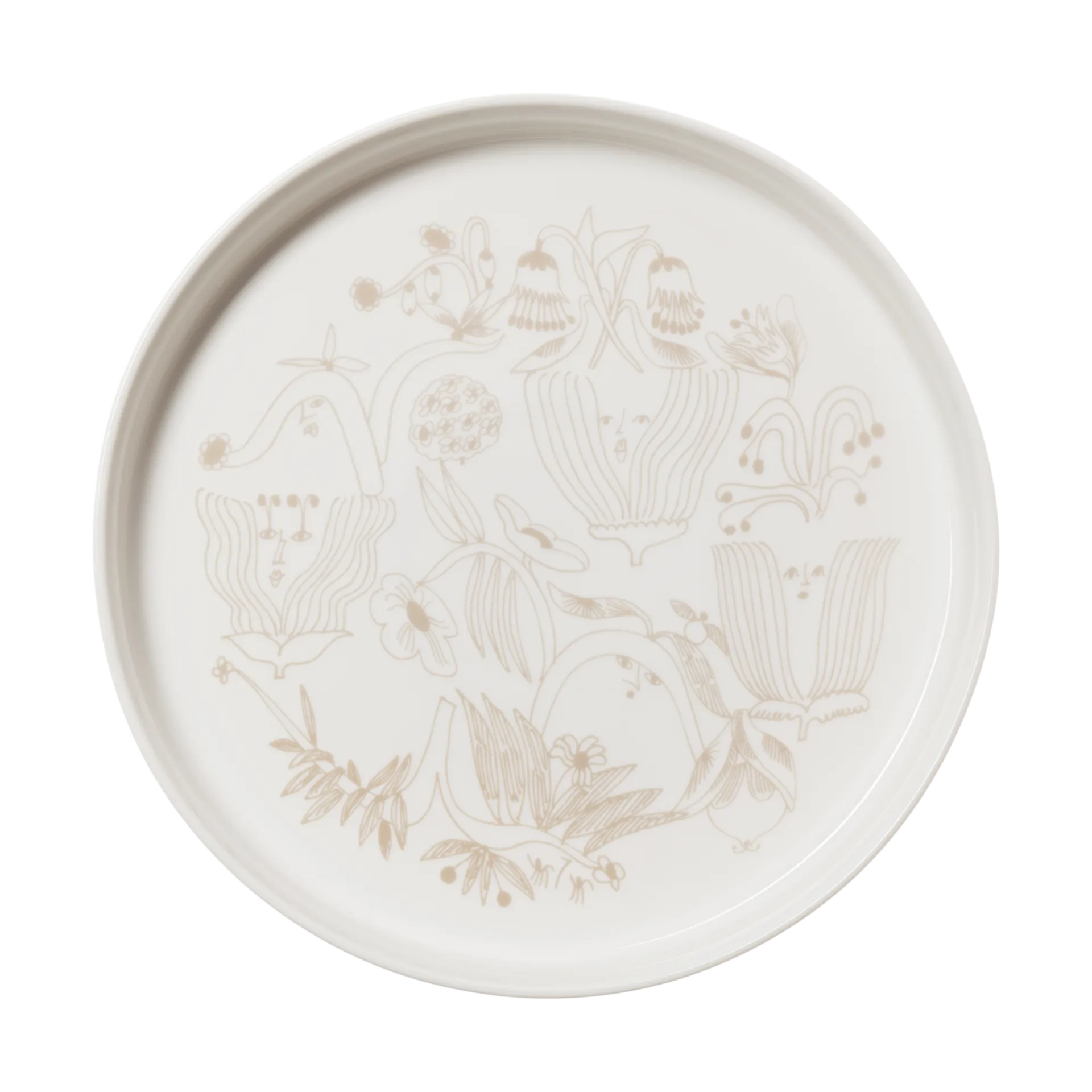 Puutarhurit pajform Ø28 cm, Beige Arabia