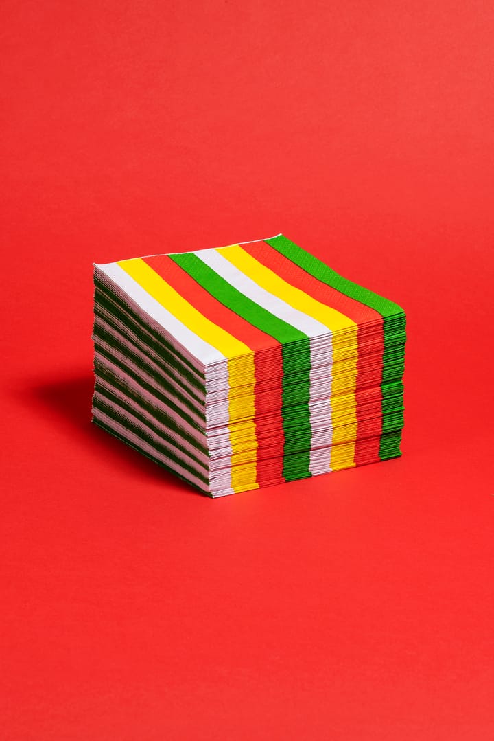Vuokko pappersservett 33x33 cm 20-pack, Pieni 4-raita Arabia
