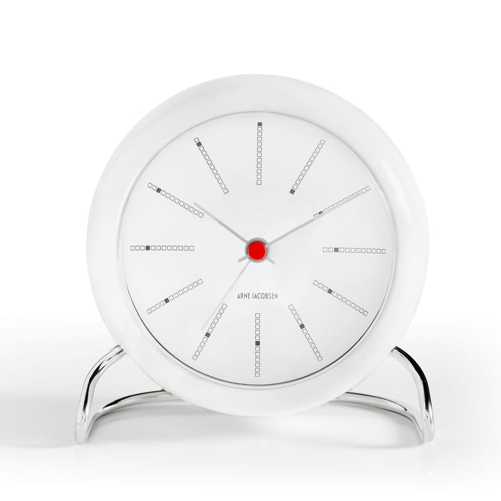 AJ Bankers bordsklocka - vit - Arne Jacobsen Clocks