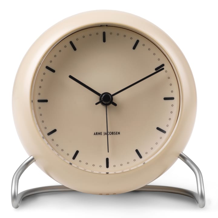 AJ City Hall bordsklocka - Sandy beige - Arne Jacobsen Clocks