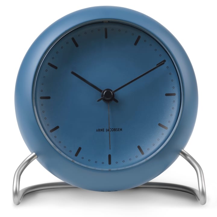 AJ City Hall bordsklocka - Stone blue - Arne Jacobsen Clocks