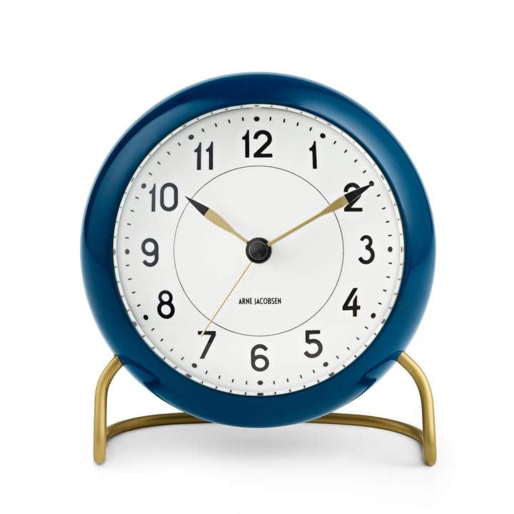 AJ Station bordsklocka petrolblå, petrolblå Arne Jacobsen Clocks