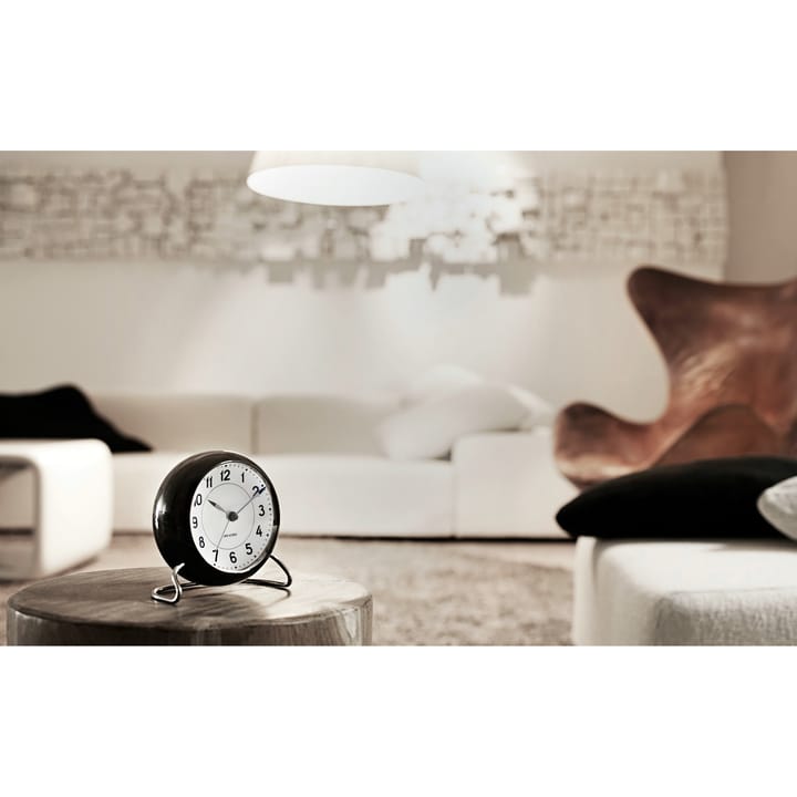 AJ Station bordsklocka - svart - Arne Jacobsen Clocks