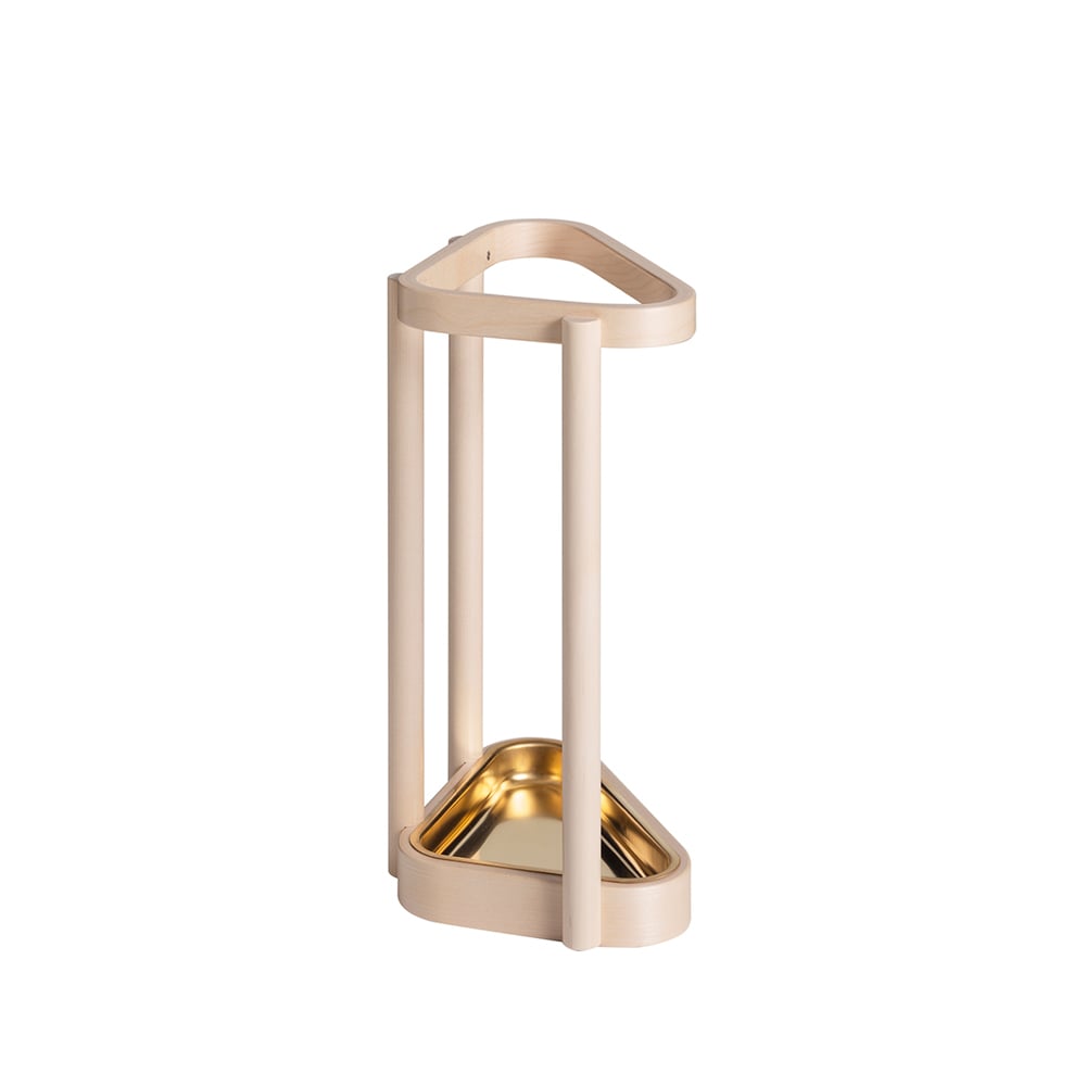 Artek 115 paraplyställ Björk-Bottenbricka i mässing