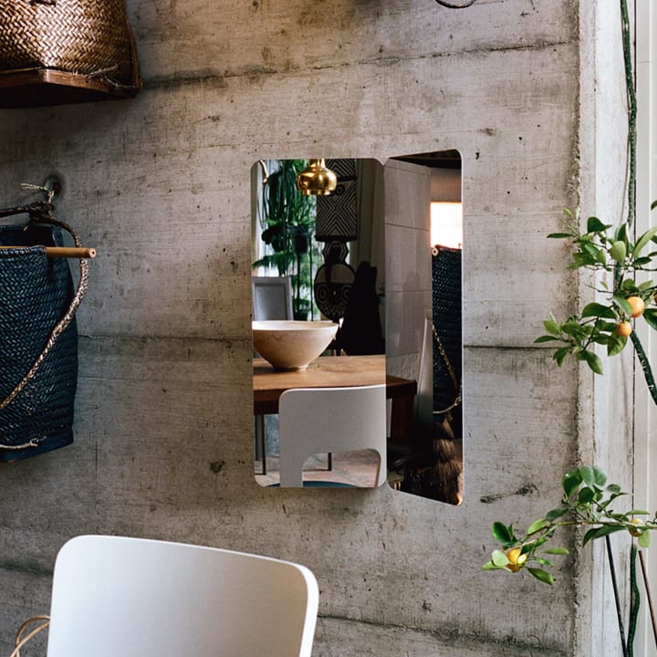 124 ° spegel, aluminium, small Artek