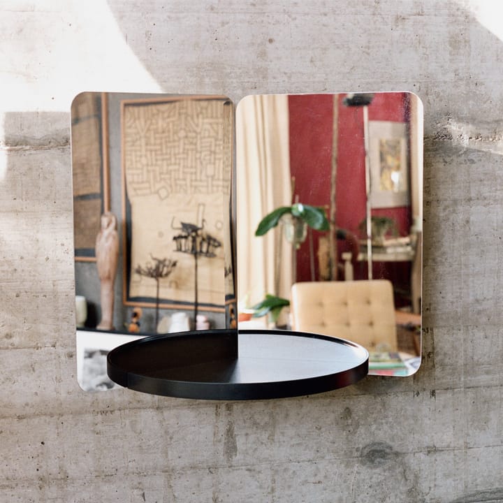 124 ° spegel, aluminium, small Artek