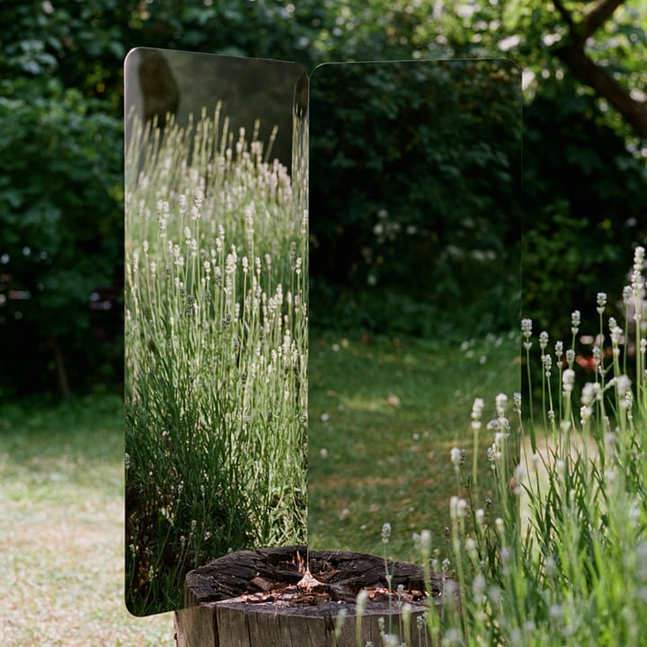 124 ° spegel, aluminium, small Artek