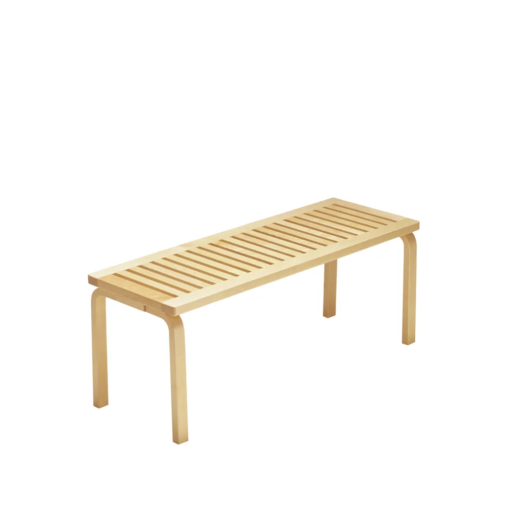 153A bänk, Naturlackerad björk Artek